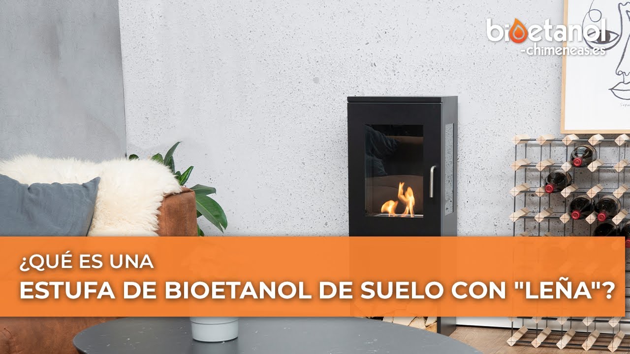 ¿Qué es una estufa de bioetanol de suelo con leña