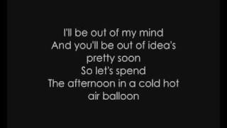 Hot Air Balloon (Owl City) lyrics