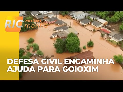 Depois dos estragos causados pela chuva, Defesa Civil encaminha ajuda para Goioxim