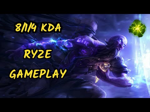PCT Dawidsonek (RYZE) - 8/1/4 KDA TOP GAMEPLAY - EUW Ranked DIAMOND