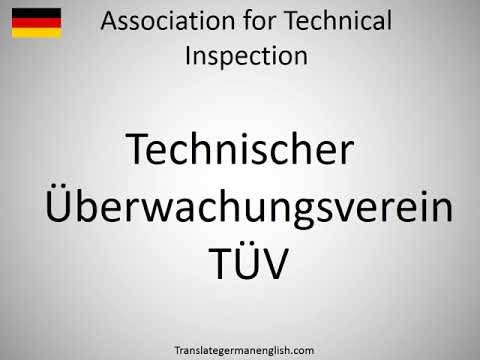 How to say Association for Technical Inspection in German?