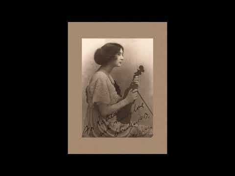 (GRIEG): Violinist Daisy KENNEDY:  Sonata Op. 8 (1922)