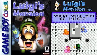 Luigi Mansion Gameboy Demake - GBC Homebrew