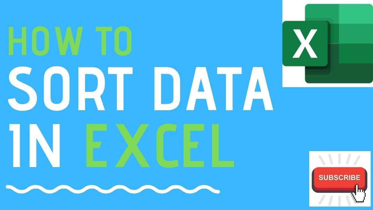 How to Sort Data in Excel