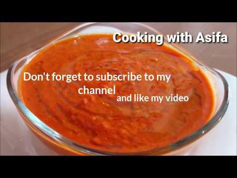 Harissa Sauce | Homemade Restaurant-Style Hareesa Sauce by (COOKING WITH ASIFA)