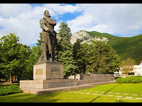 4K WINTER WALK IN THE VRATSA BULGARIA