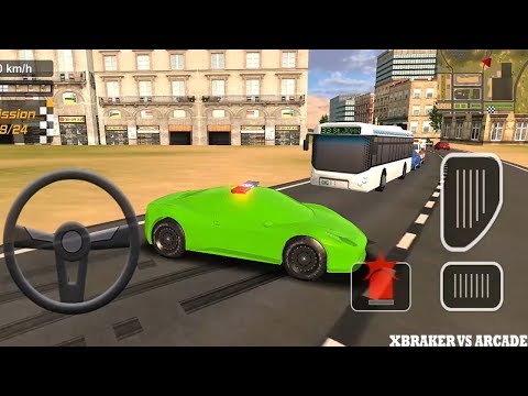 Police Drift Car Driving Special Edition | Green Police Sport Car Skin - Android GamePlay FHD