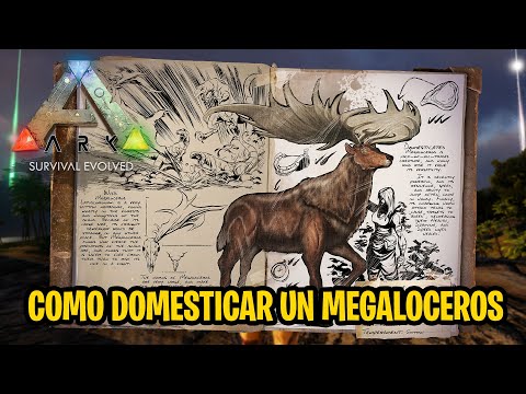 Cómo domesticar (tamear) un MEGALOCEROS en ARK Survival Evolved 2020