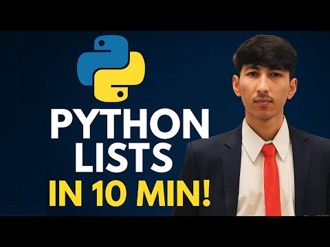 Learn Python Lists in 10 Minutes | Beginner-Friendly Tutorial