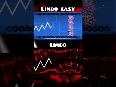 Limbo ORIGINAL vs EASY Version☠🔥 #geometrydash #gdupdate #gd