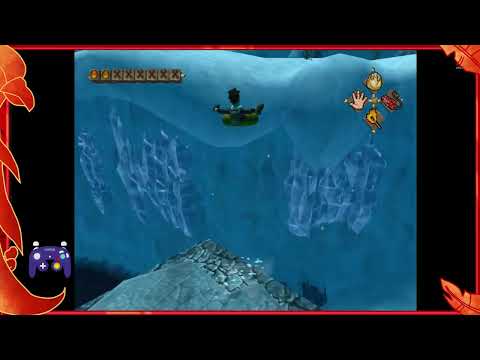 Copacanti Lake buttons w/ Smash Strike + Dash + Easy Raft Jump - Pitfall: The Lost Expedition