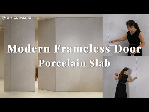 How to install an invisible door | hidden door |frameless door flush to wall | Bk Ciandre