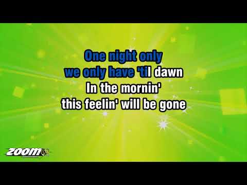 Jennifer Hudson - One Night Only - Karaoke Version from Zoom Karaoke