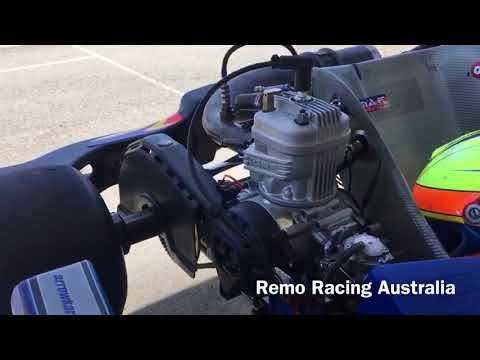Remo Racing 2018 Remo tests the New IAME X30 Componentry