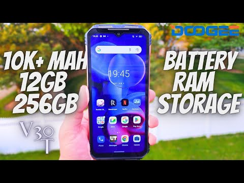[10,800 mAh Battery] DOOGEE V30T 5G Rugged Android Smartphone Unboxing And Overview 4K