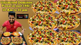 Unlimited Dominos pizza in just 149/- | Unlimited Food in Delhi | Best pizza | Shahdara East delhi