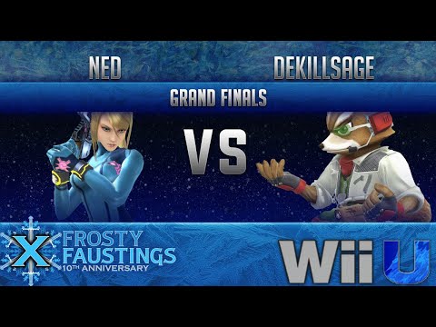 FFX - SMASH 4 GRAND FINALS - Ned (Zero Suit Samus, Cloud) vs cR dekillsage (Fox, Sheik)