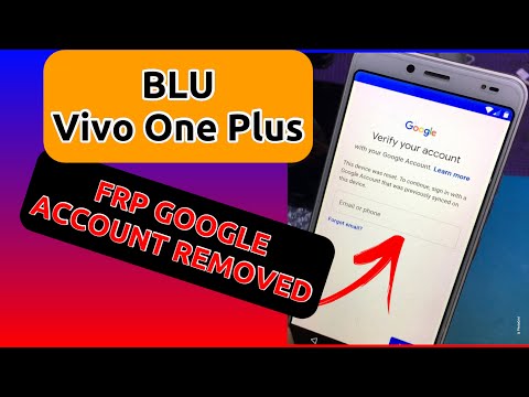 BLU Vivo One Plus Frp Google Account Removed