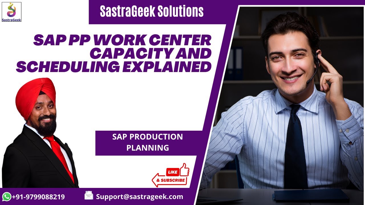 SAP PP Work Center: Capacity & Scheduling Explained