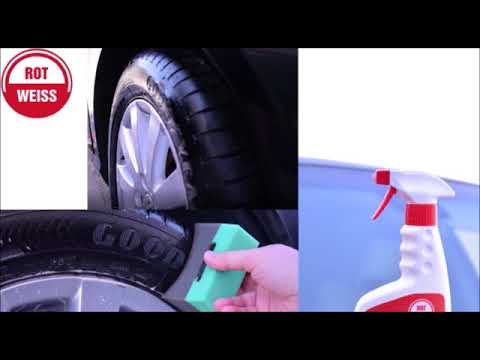 ROTWEISS Reifenglanz - so sehen die Reifen wieder wie neu aus