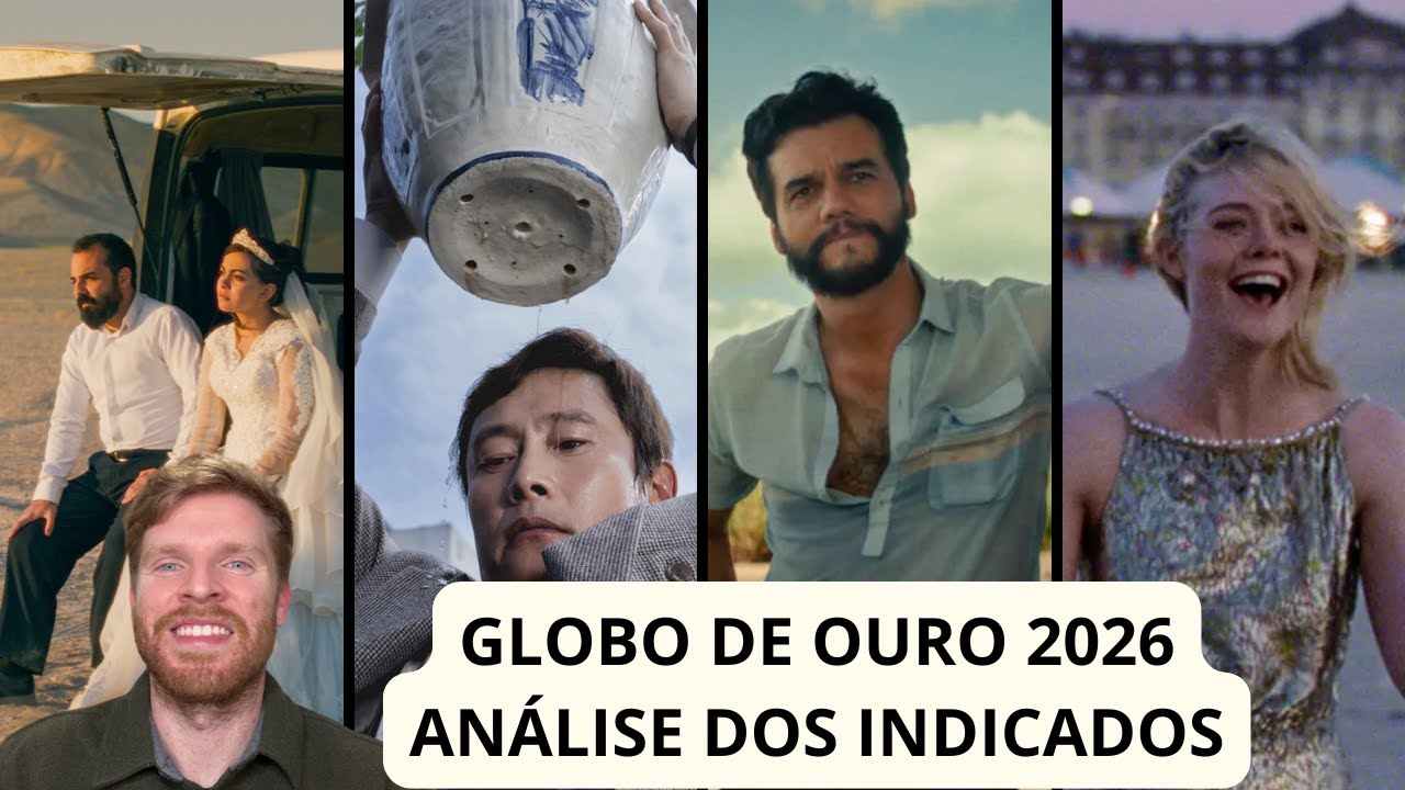 Globo de Ouro 2026 - Análise dos indicados (cinema) - Wagner Moura e O Agente Secreto na lista!