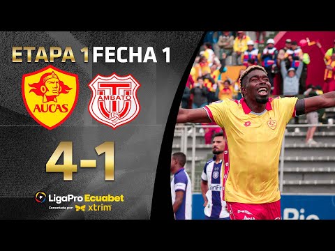 RESUMEN COMPLETO: AUCAS 4-1 TEC UNIVERSITARIO | LIGAPRO ECUABET