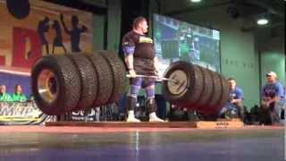 New World Record Deadlift 1155 pounds World's Strongest Man