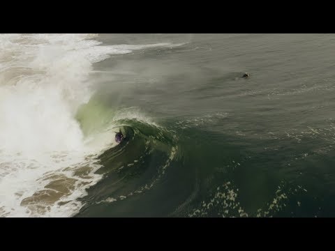 One wave at Skeleton Bay (from the air)