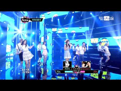 [130613] Huh Gak (허각) & Eun Ji (정은지) (에이핑크 / APink)  - Short Hair (짧은머리) @ MNet MCountdown