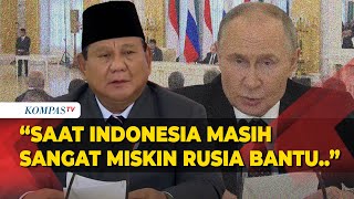 Download lagu Depan Putin, Presiden Prabowo: Saat RI Masih Sangat Miskin Rusia Bantu Tanpa Minta Bayar Utang Cepat mp3