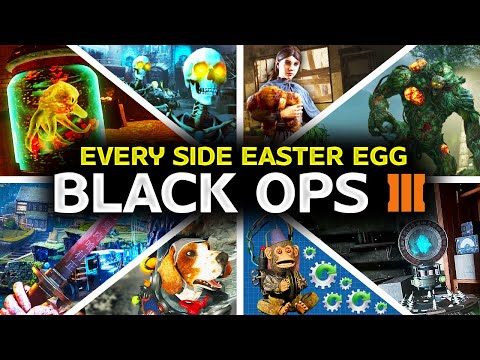 EVERY SIDE EASTER EGG IN BLACK OPS 3 ZOMBIES!!!