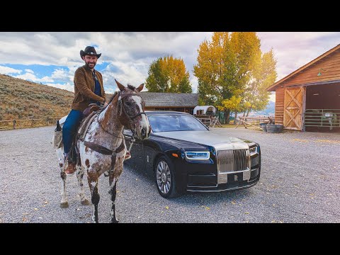 Heading To A Ranch In A New Rolls Royce Phantom 8