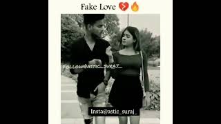 Heart touching fake love 😢💔|| breakup sad WhatsApp status|| statusbox91