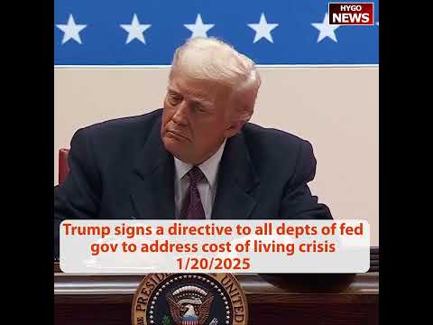 Trump WITHDRAWS from Paris Climate Accord, recision of 78 Biden-era Exe actions, regulatory FREEZE