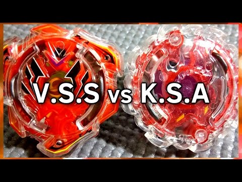 Valkyrie .S.S vs Kerbeus .S.A - BATALHA BEYBLADE BURST! ベイブレードバースト