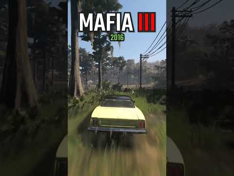 Physics In Games Mafia vs Mafia 2 vs Mafia 3 vs Mafia: Definitive Edition #gameplay #pcgaming #funny