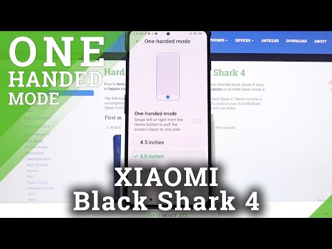 How to Enter One Handed Mode on XIAOMI Black Shark 4 - One Handed Mode