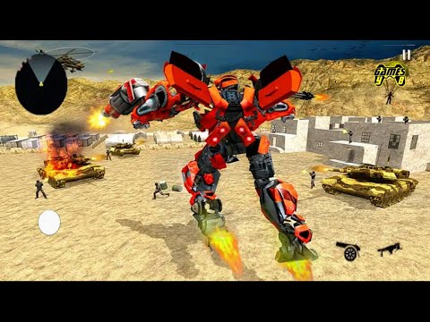 Futuristic Train Real Robot Transformation Game: Train Robot Transform Wars - Android Gameplay