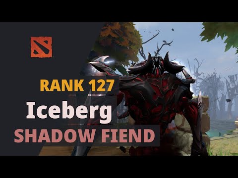 Iceberg (Rank 127) plays Shadow Fiend Dota 2 Full Game