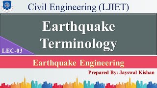 Lec-03_Earthquake Terminology | Earthquake Engineering | Civil Engineering