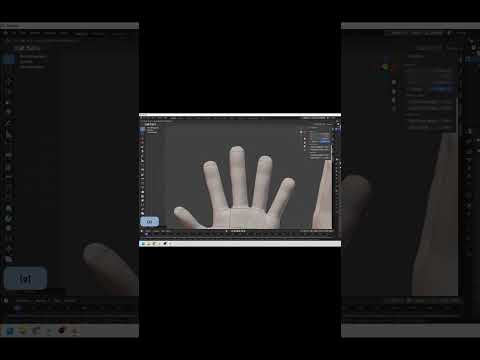 Modeling hand in blender the easy way