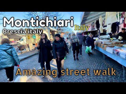#Brescia - italy, Montichiari, New Walking Tour Italy - Italy Travel Vlog 2024 - Italy Vlog 2024