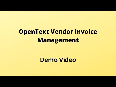 SAP VIM Training Videos | Opentext Vendor Invoice Management Demo Tutorial Updated [2025] by igmGuru