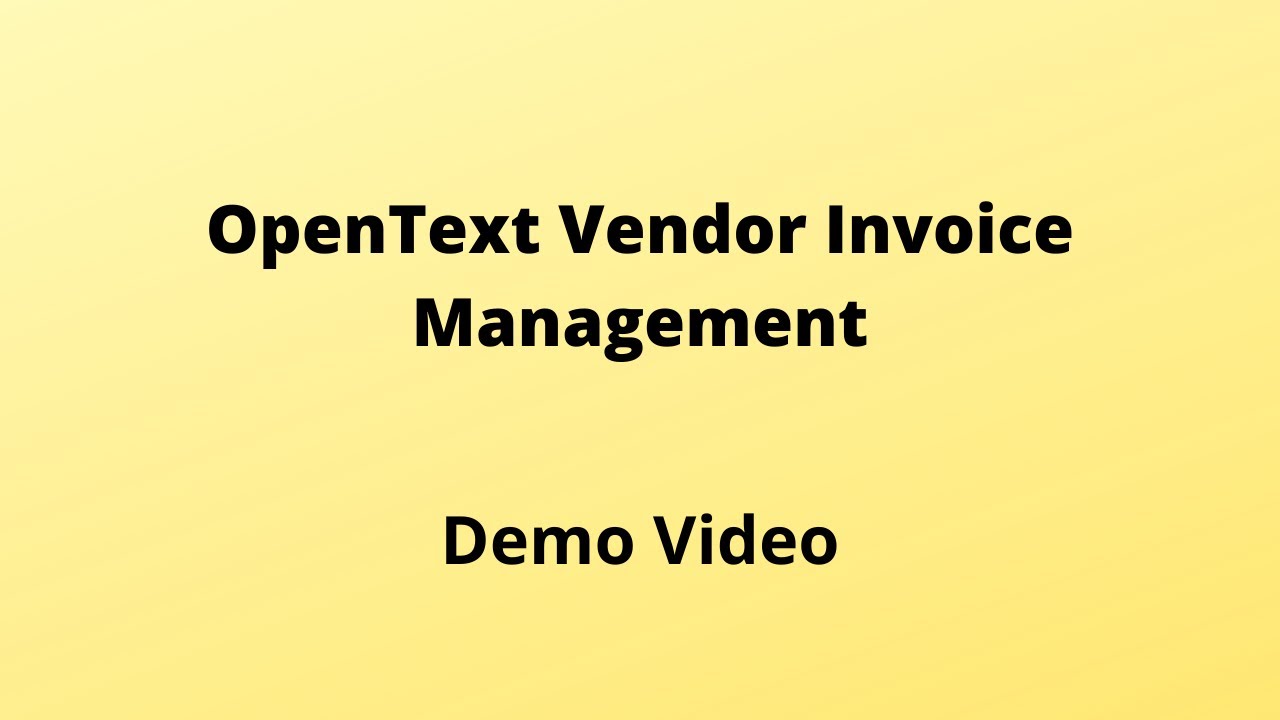 SAP VIM Training Videos | Opentext Vendor Invoice Management Demo Tutorial Updated [2025] by igmGuru