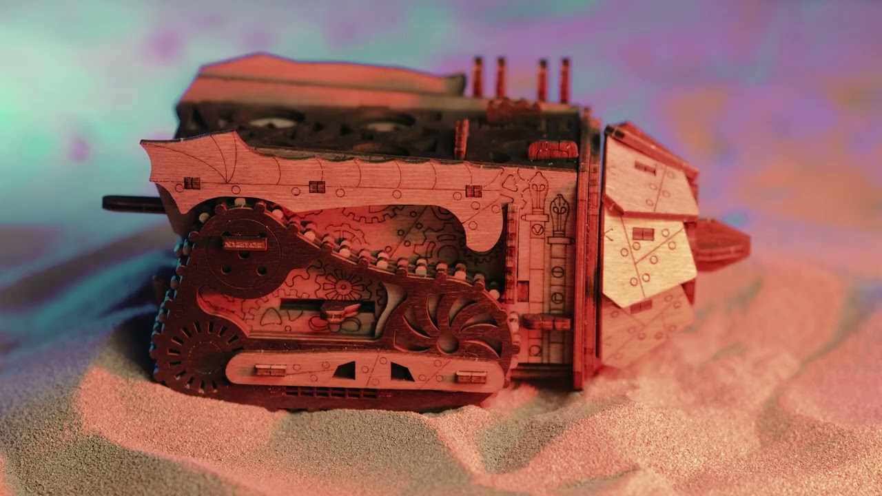 EscapeWelt 3D dřevěný hlavolam Space Rover Box