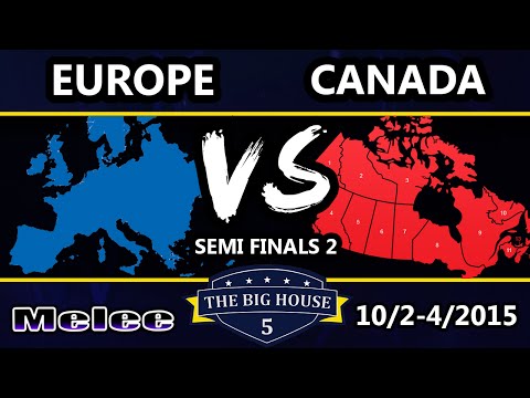 The Big House 5 - Team Canada Vs. Team Europe - Melee Crews - SSBM