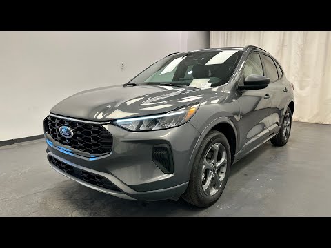 2023 Ford Escape ST-Line AWD in White for sale at Davis GMC Buick Lethbridge in Lethbridge, AB