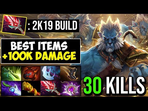 EPIC 100K Damage 8Items Phantom Lancer + Bloodthorn Build Ez 30Kills NARUTO SO STRONG | DOTA 2