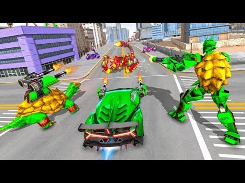 Turtle Robot Animal Rescue – Robot Car Transform | Turtle Robot Transformation Android Gameplay