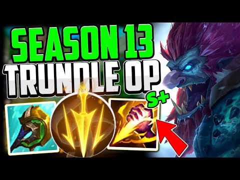 How to Play Trundle Jungle & CARRY LOW ELO + Best Build/Runes | Trundle Season 13 League of Legends